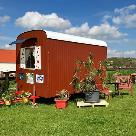 Camping Schaeferwagen Kuschel Vom Friesenhof Wieratal